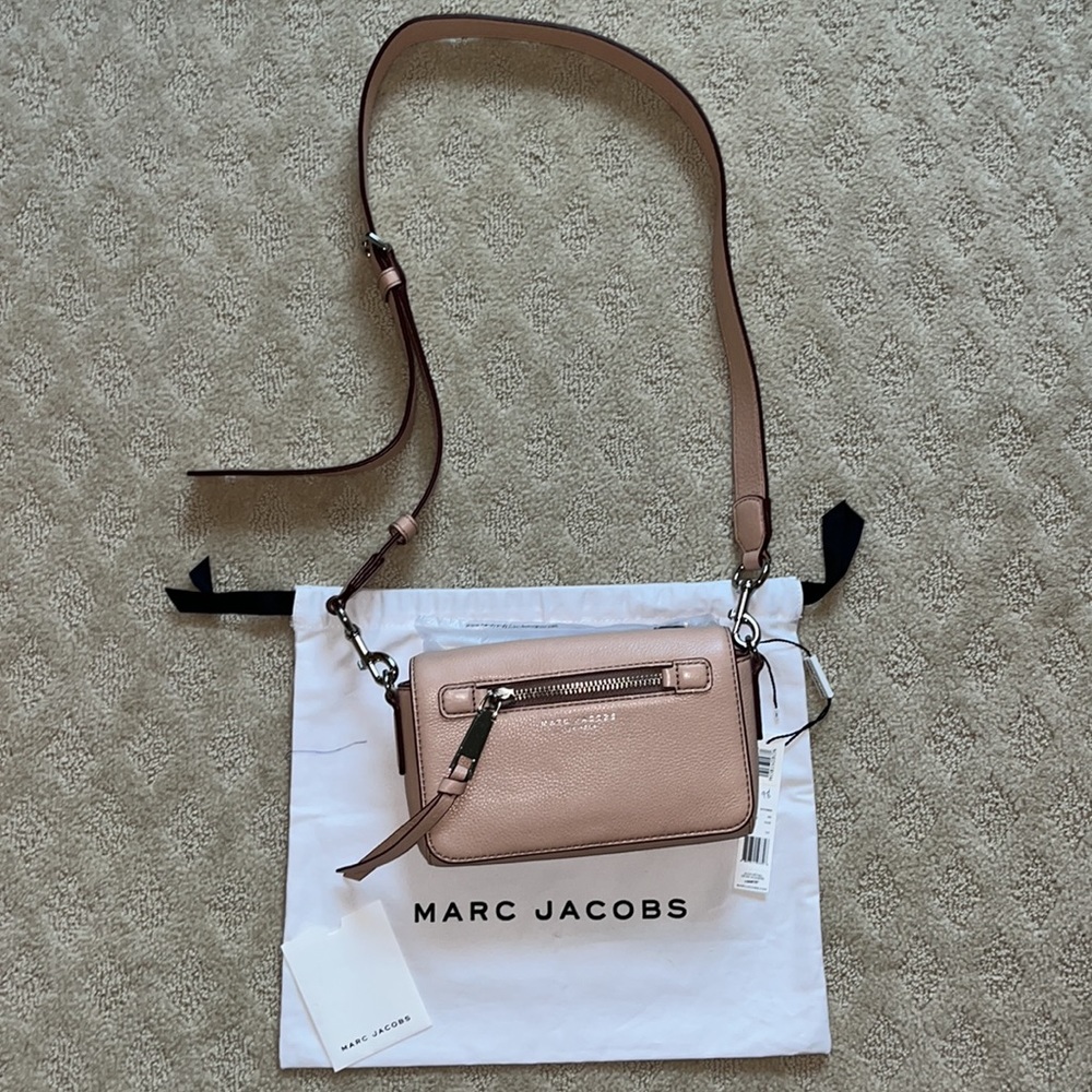 Marc Jacobs Recruit Crossbody Bag Pink Nude